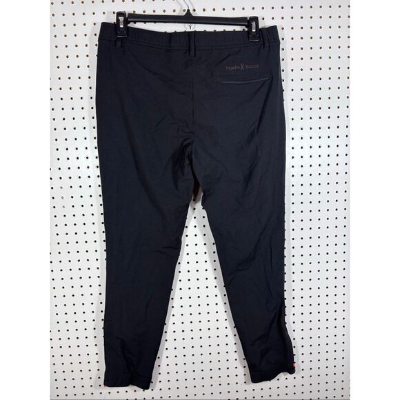 Psycho Bunny Madison Commuter Lightweight Stretch Waist Pant Black Size 34 - Picture 2 of 9